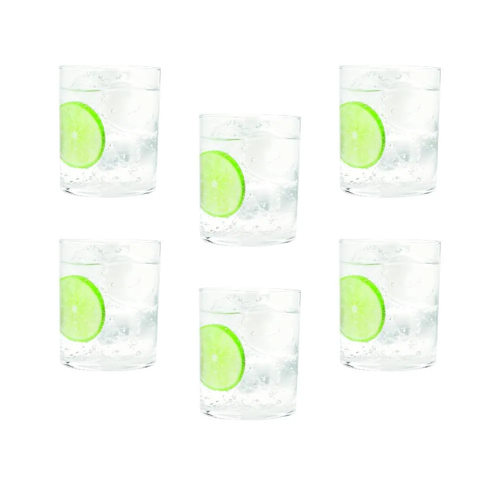 Stəkan dəsti Tognana Lyra, şüşə, 420ml, 6 ədəd (LA585P2TRAS) — Bakı