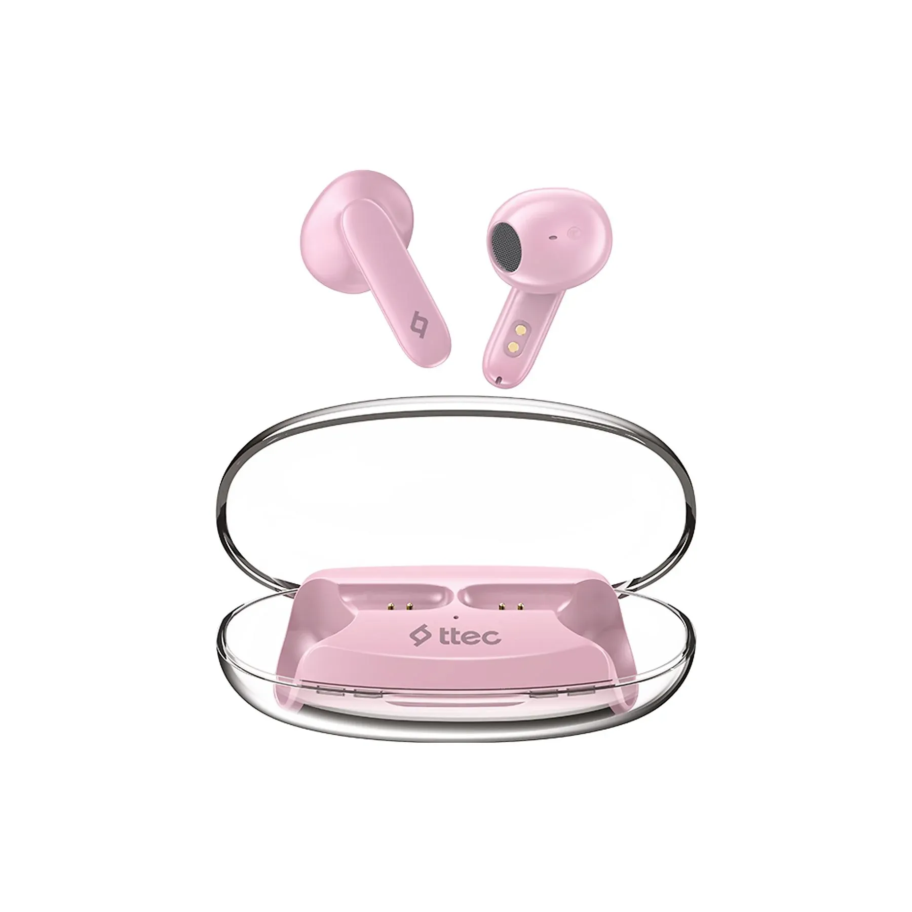 Simsiz qulaqlıq Ttec AirBeat Glace True Wireless Pudra Pembesi(2KM170PP) — Bakı