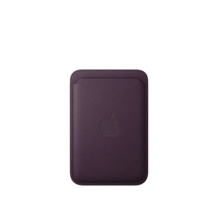 Kartlar üçün çexol Apple iPhone FineWoven Wallet with MagSafe - Blackberry (MA7A4ZM/A) — Ağıllı ev