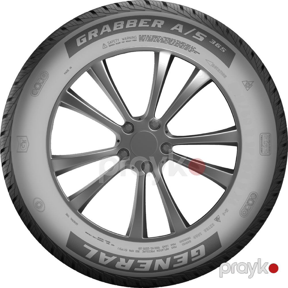 Avtomobil təkəri General Tire Grabber A/S 365 99V XL 215/55R18 (4505540000) — Şinlər, Bakı (3)