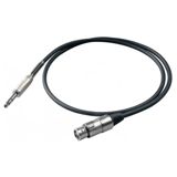 Proel BULK210LU3 6.3 mm stereo jack - XLR female / 3 m — Musiqi Alətləri — Aksesuarlar