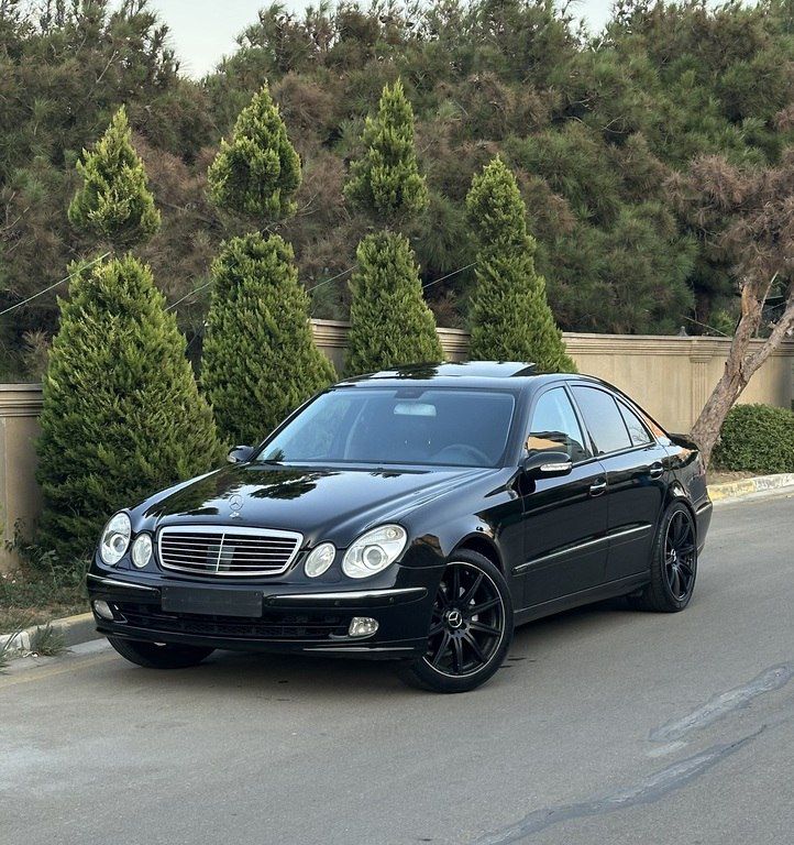 Mercedes E 320, 3.2 L, 2004 il, 281 500 km — Avtomobillər, Bakı (5)