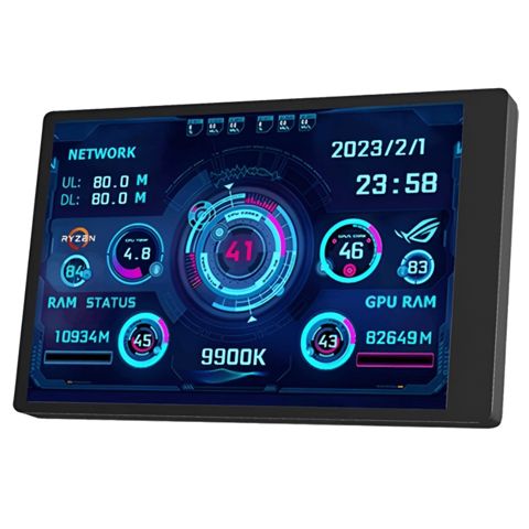 Gaming Porodo PC Health Monitor 3.5" Black PDX537 — Bakı