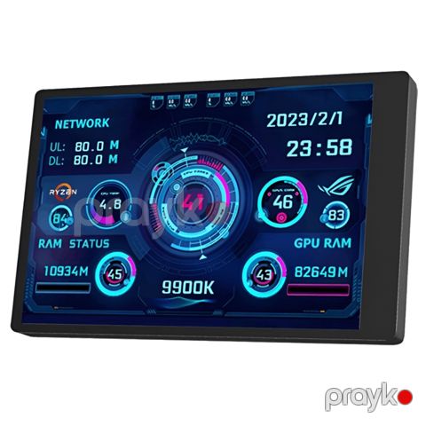 Gaming Porodo PC Health Monitor 3.5" Black PDX537 — Bakı