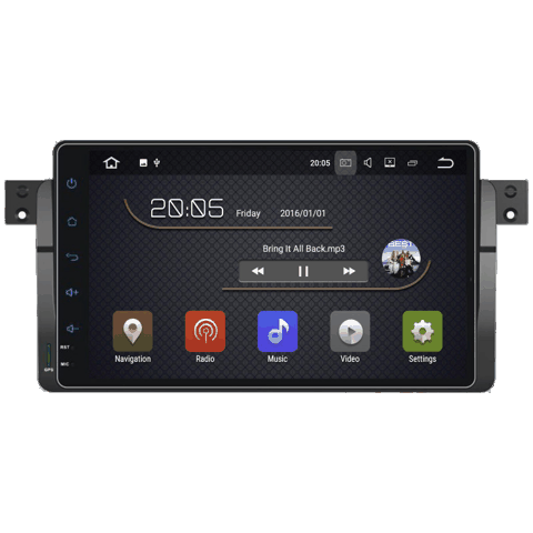 Avtomobil üçün monitor Still Cool Android BMW E46