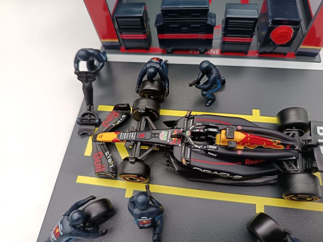 Pit Stop Red Bull dioarama 1/43 — Kolleksiyalar, Bakı (10)
