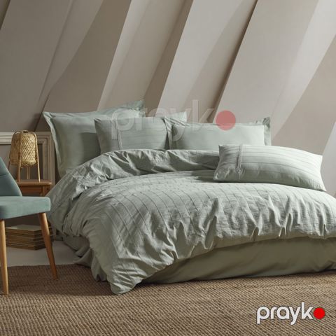 Tekstil yataq dəsti Şahəsər Jakarlı Dokuma Jasmin CK Açıq yaşıl — Bakı