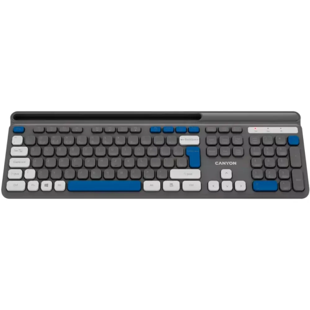 Simsiz klaviatura Canyon HKB-W03, Grey (CNS-HKBW03DG) — Keyboards & Mice