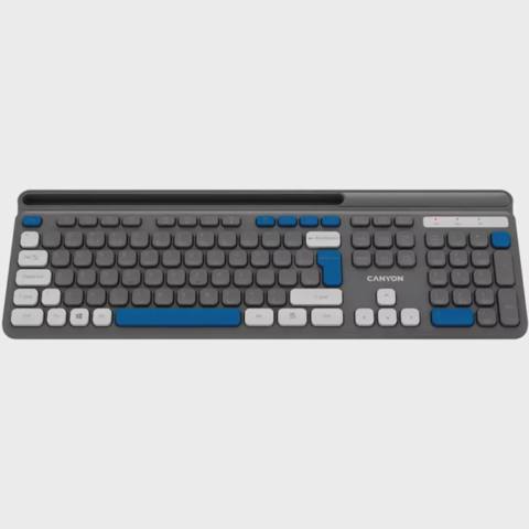 Simsiz klaviatura Canyon HKB-W03, Grey (CNS-HKBW03DG) — Baku Electronics — Computers & Laptops