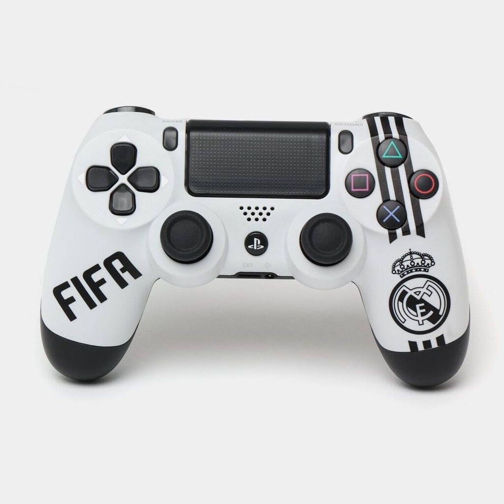 PlayStation DualShock tərzində oyun pulti – Fıfa və Real Madrid temalı — Elektronika, Bakı