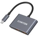 Canyon HUB USB DS-3 3 in 1 CNS-TDS3 Dark Gray — Кабели, адаптеры и переходники