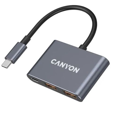 Canyon HUB USB DS-3 3 in 1 CNS-TDS3 Dark Gray — Bakı