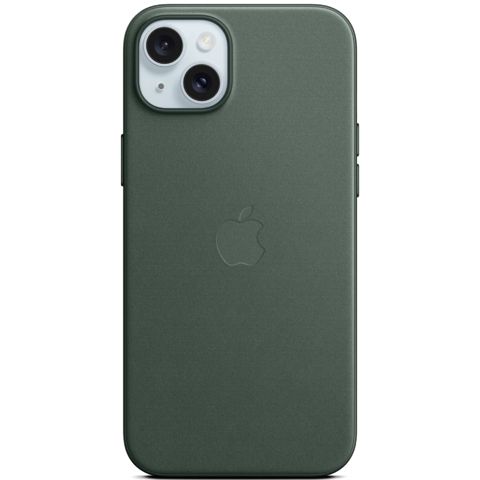 Qoruyucu örtük Apple iPhone 15 Plus FineWoven Case W/MagSafe Evergreen MT4F3ZM/A