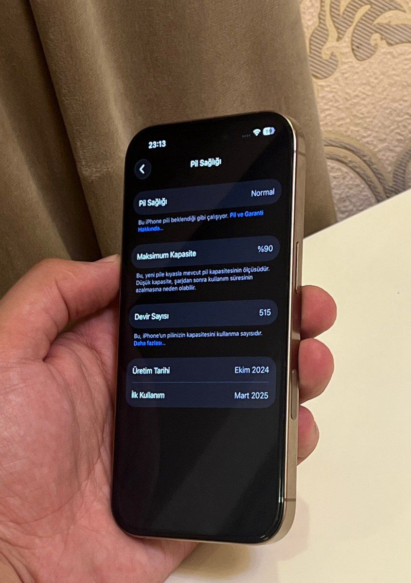 Apple iPhone 16 Pro Desert Titanium 128GB/8GB — Smartfonlar, Gəncə (2)