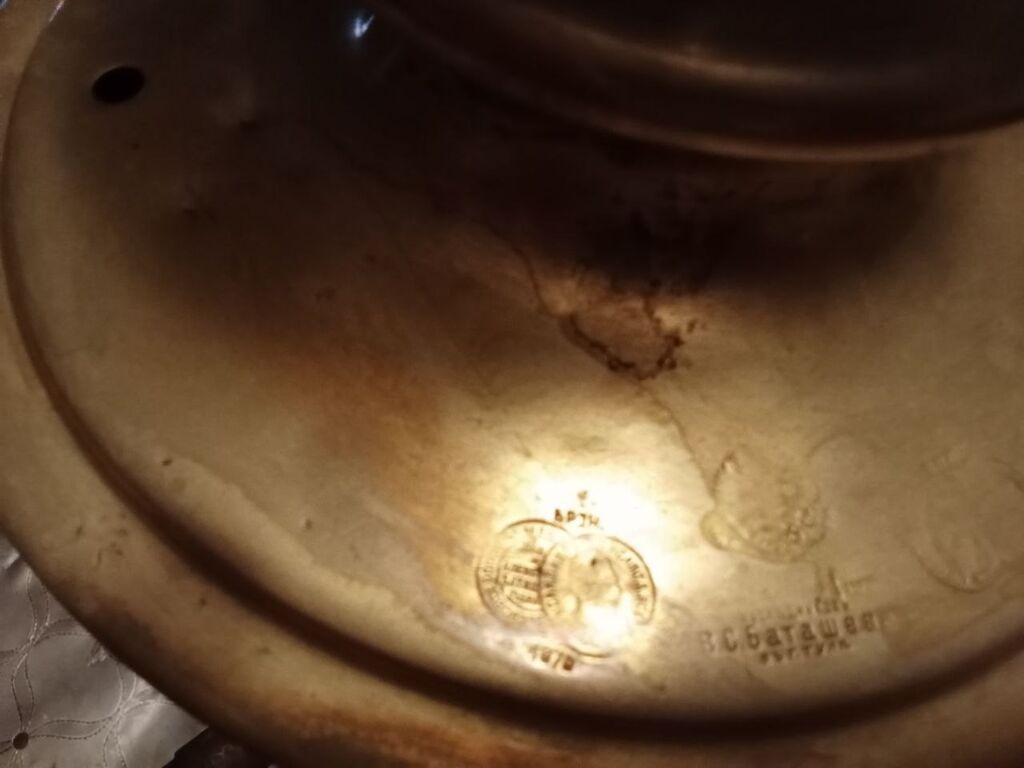 Qədim samovar, 1800 il, Mis, Vəziyyəti: Yaxşı — İdman, hobi, istirahət, Goranboy (5)