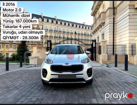 KIA Sportage, 2016 il