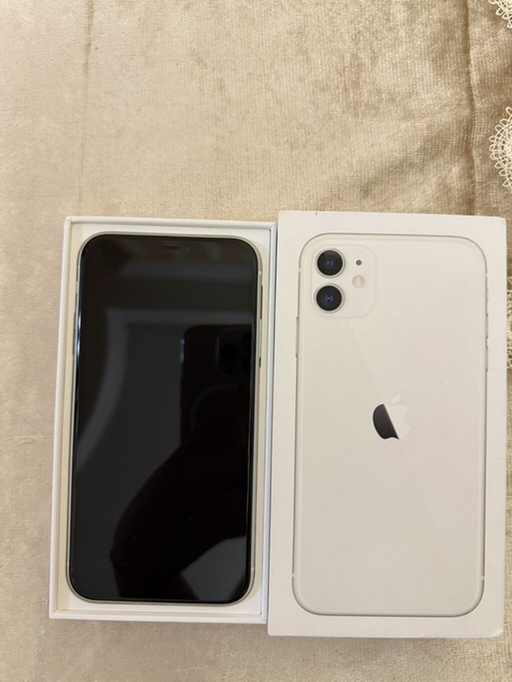 IPhone 11, Ağ, Face ID — Apple iPhone, Bakı (6)
