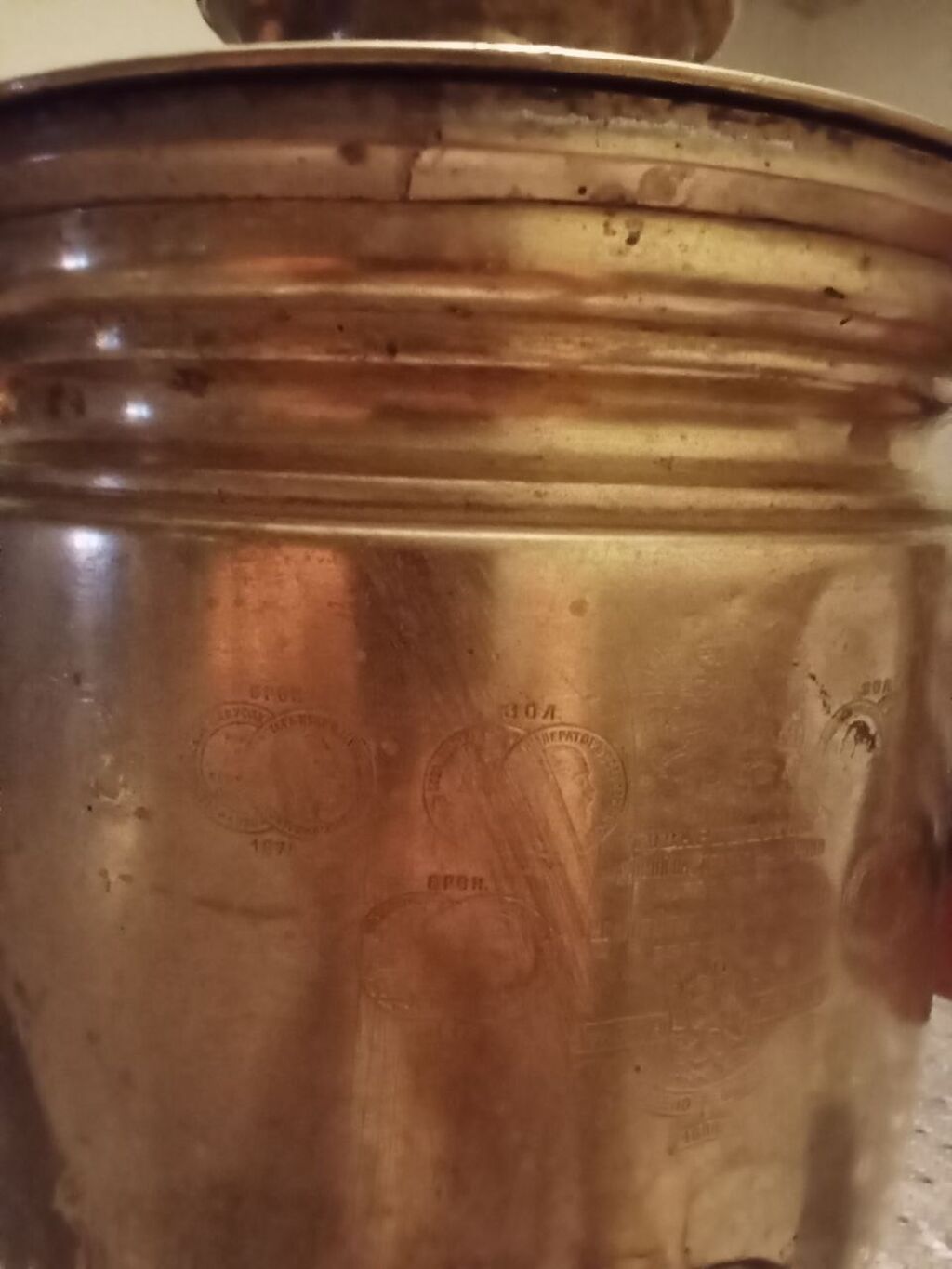 Qədim samovar, 1800 il, Mis, Vəziyyəti: Yaxşı — İdman, hobi, istirahət, Goranboy (7)