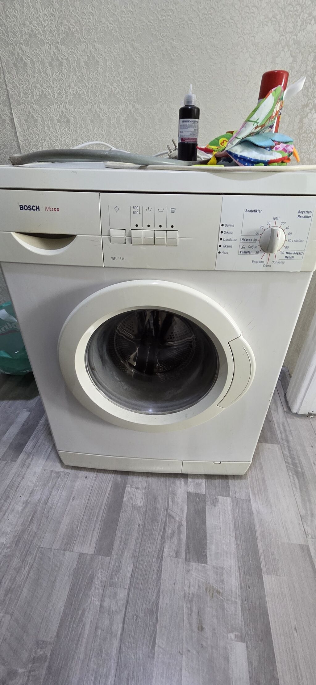 Bosch Maxx WFL 1611 ön yükləməli paltaryuyan maşın - Yükləmə: ön — Paltaryuyan maşınlar, Bakı