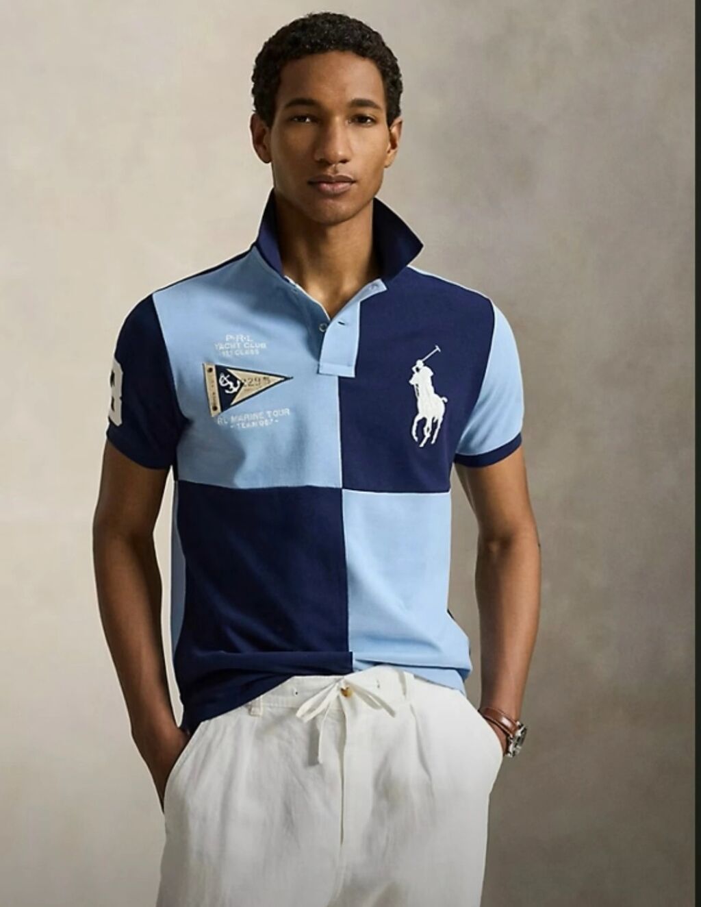 Polo köynək, Ralph Lauren, L, rəng - Göy — Şəxsi əşyalar, Bakı (7)