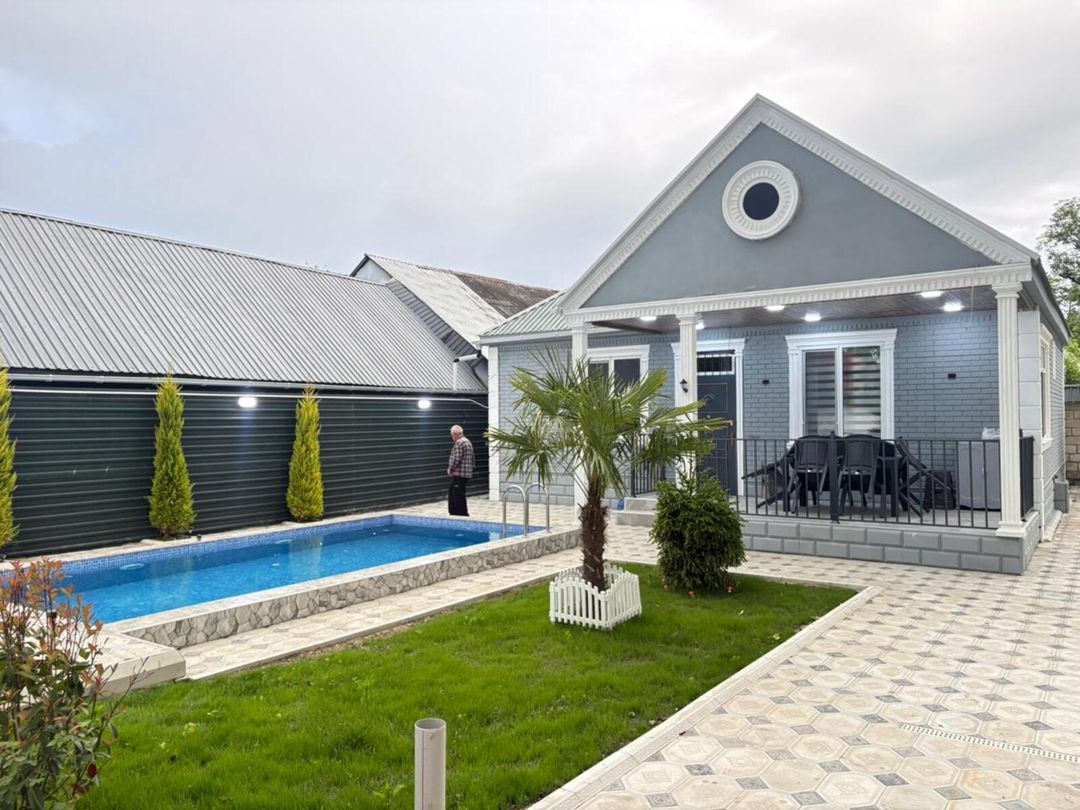 İcarəyə verilir 4 otaqlı həyət evi/bağ evi 80 m² — Ev, villa, Qəbələ (2)