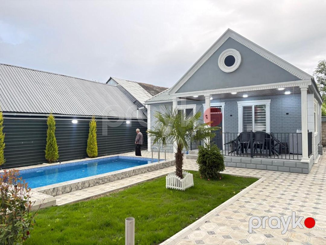 İcarəyə verilir 4 otaqlı həyət evi/bağ evi 80 m² — Ev, villa, Qəbələ (2)