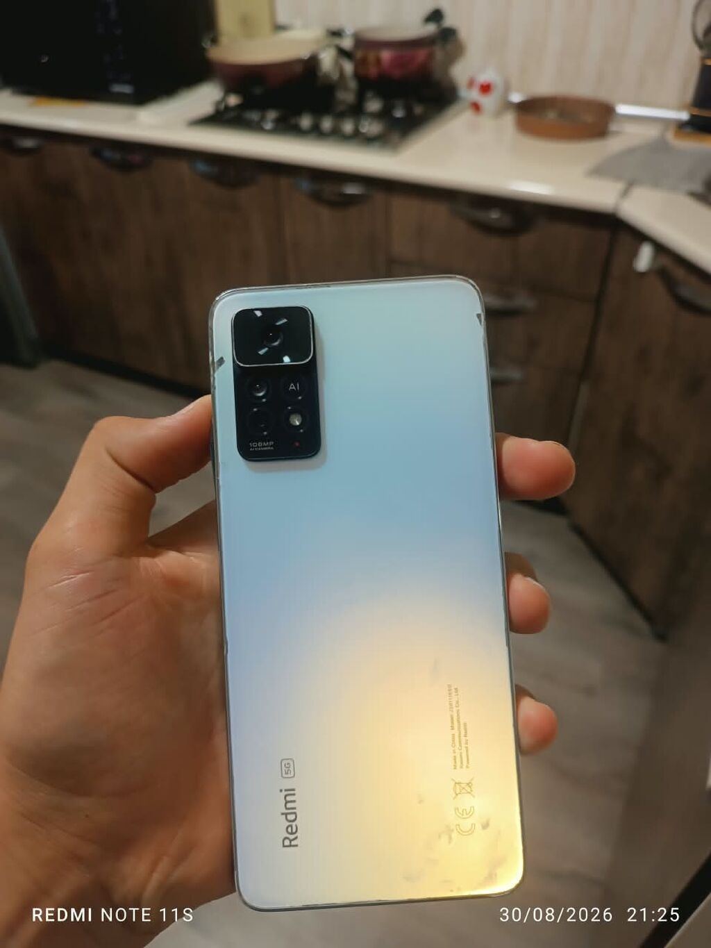 Redmi Note 11S, 64 GB, rəng - Gümüşü, İki sim kartlı — Elektronika, Qax (3)