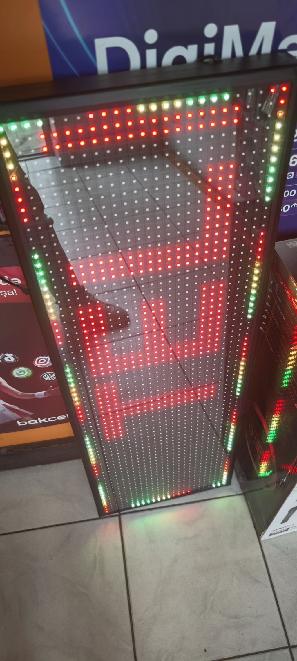 Rəngli LED reklam lövhəsi Led reklam lovhesin olcusu 100 x 35 wifi le — Biznes və avadanlıq, Gəncə (5)