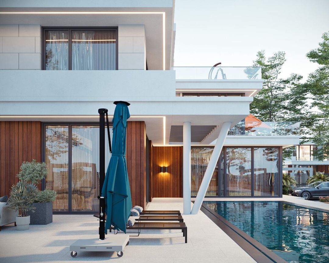 Satılır 6 otaqlı həyət evi/bağ evi 305 m² — Ev, villa, Bakı (3)