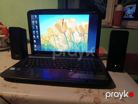 Ekran sensorludur.Acer Aspire 5742G noutbuk + Genius masaüstü — Mingəçevir