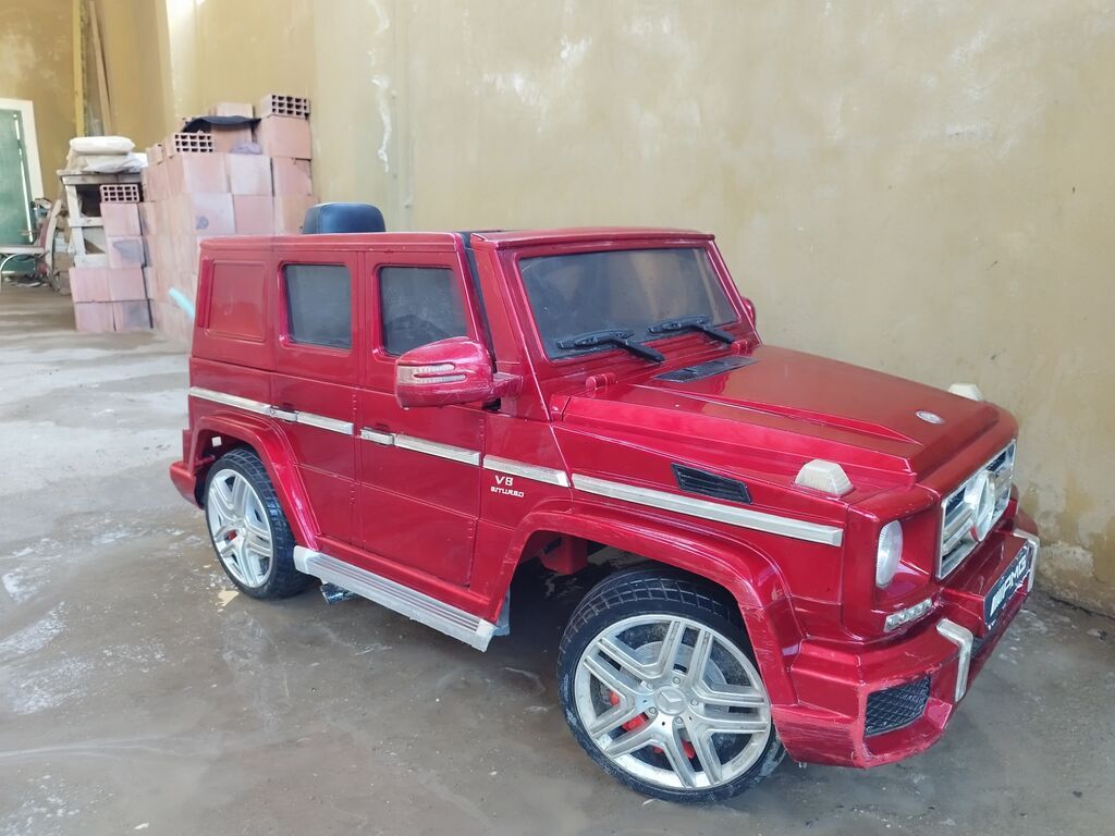 Uşaq üçün elektrikli minik maşını – Mercedes-Benz G-Class (AMG stili) — Uşaq avtomobilləri, Saray (2)