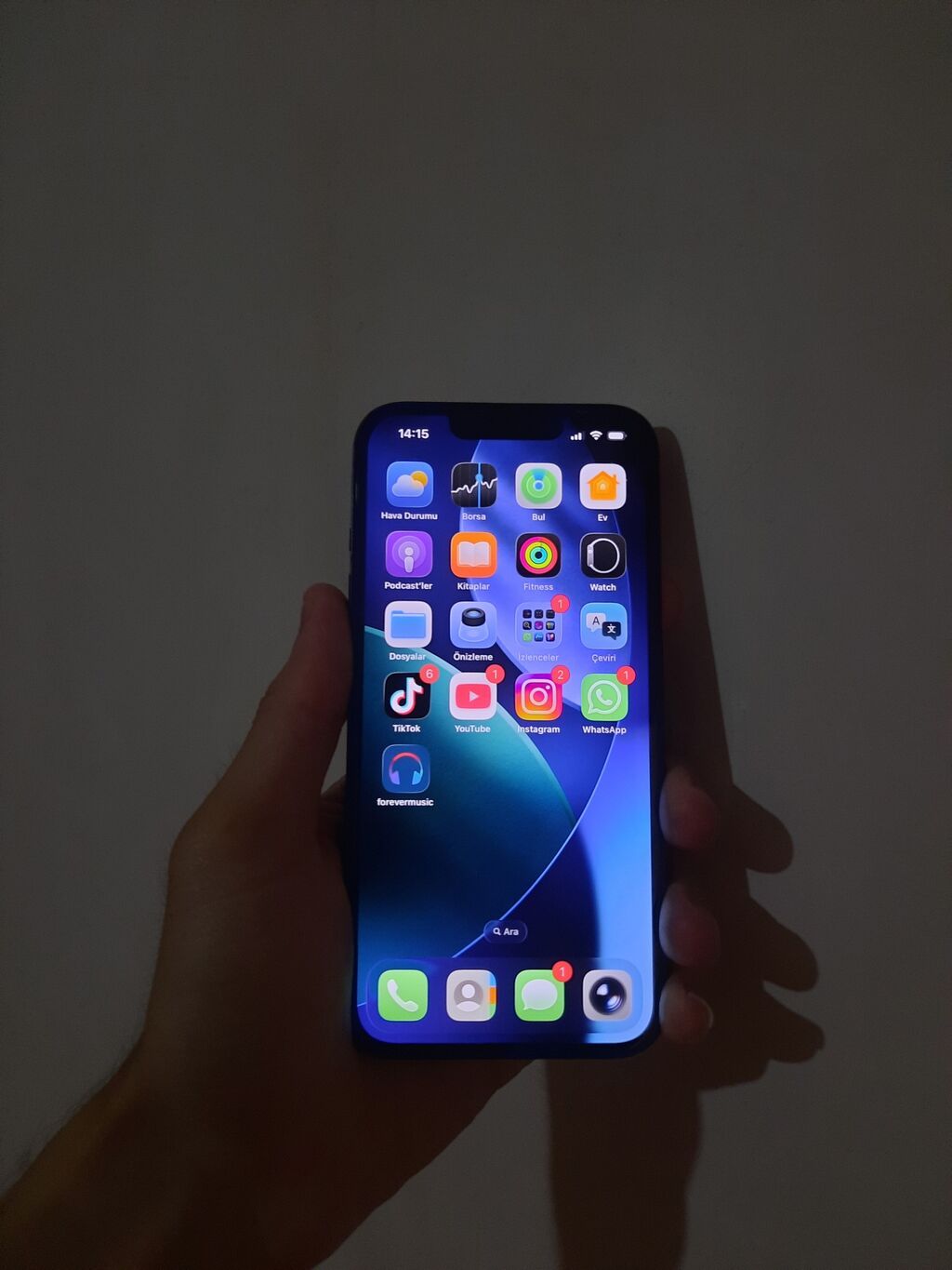 IPhone 13, 128 GB, Midnight, Zəmanət, Face ID — Apple iPhone, Mingəçevir (4)