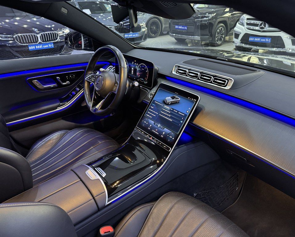 Mercedes S 500 4MATIC, 3.0 L, 2022 il, 41 300 km — Avtomobillər, Bakı (9)