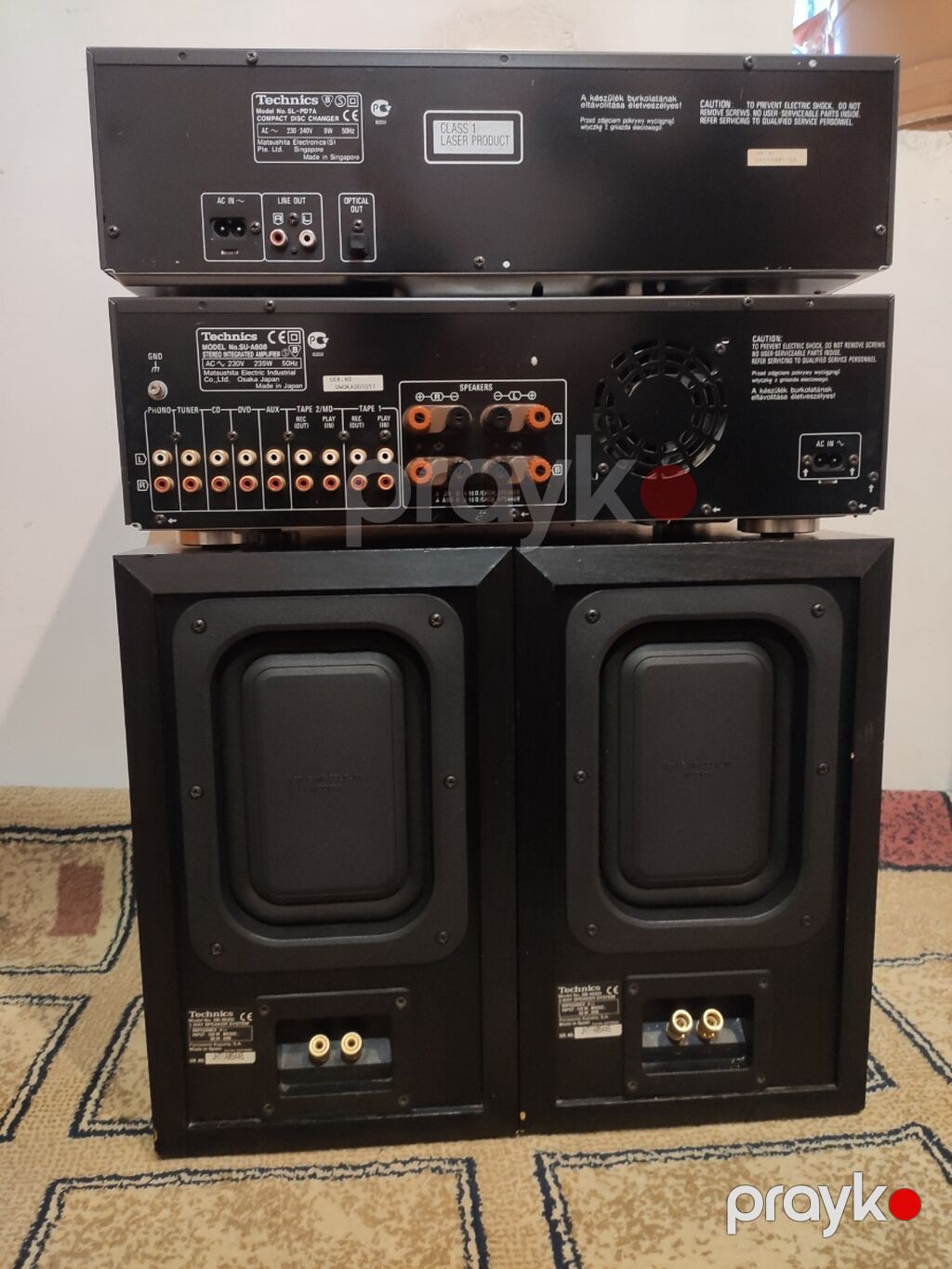 Salam əsl yapon markası olan technics audiotexnika dəsti satılır hər — Dinamiklər və akustik sistemlər, Masazır (2)