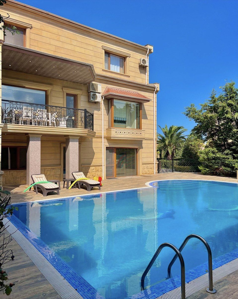 İcarəyə verilir 7 otaqlı həyət evi/bağ evi 700 m² — Ev, villa, Bakı (2)
