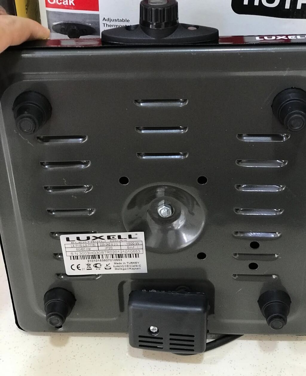 Elektrik sobası Stolüstü, 1 gözlü, Yeni — Mətbəx texnikası, Bakı (4)