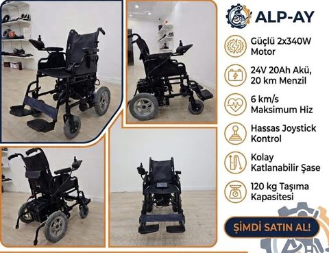 Alp-ay elektrikli əlil arabası Elektron Elil arabasi Hec bir problemi — Digah