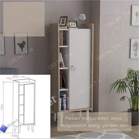 Skandinaviya tərzində şkaf-rak - Ölçülər: 1400 x 500 x 300 mm — Bakı