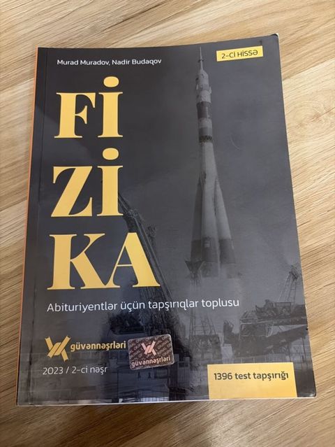 Məhsul: “Fizika – Abituriyentlər üçün tapşırıqlar toplusu” (2-ci — Bakı