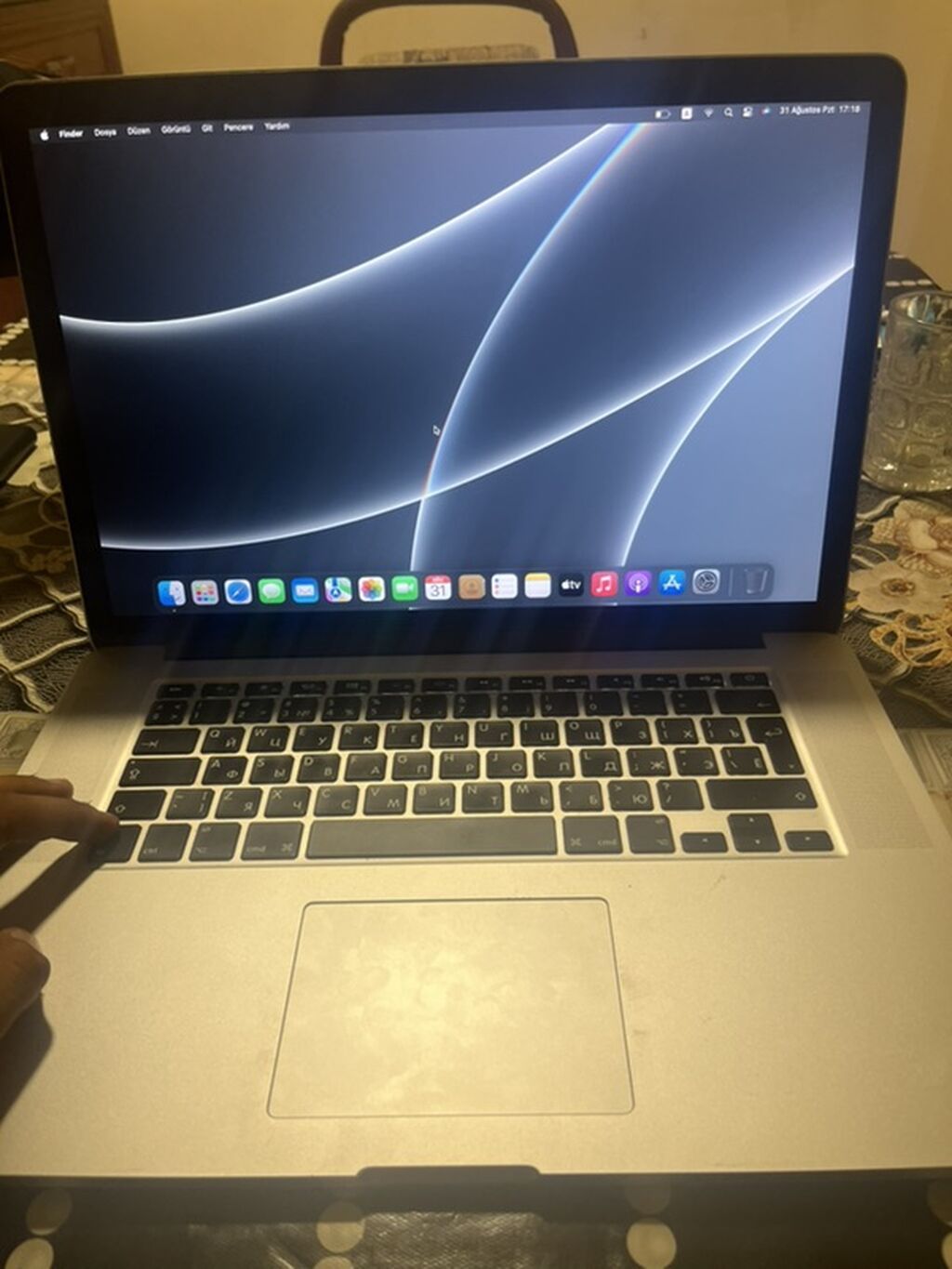Salam macbook ideal vəziyyətdədir şəkillərdə məlumat vermaddi — Apple Macbook, Bərdə (10)