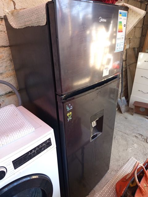 Midea iki qapılı soyuducu - Rəng: qara/inoks (paslanmayan polad — Bakı