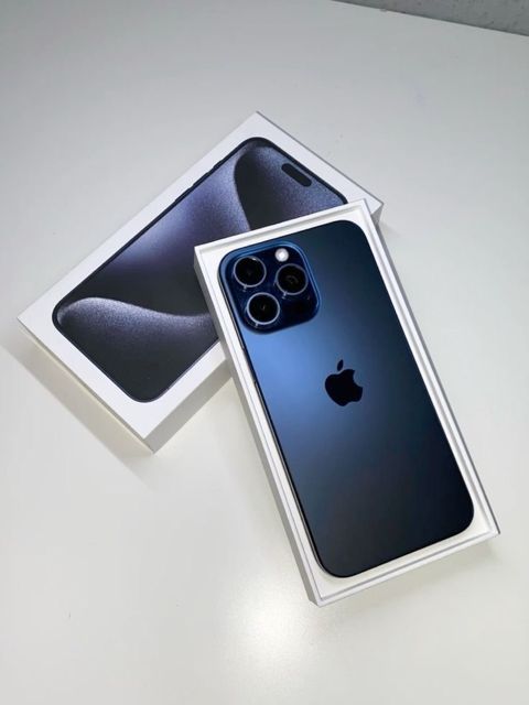 Apple iPhone 15 Pro Max Blue Titanium 256GB/8GB — Bakı
