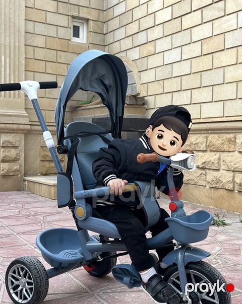 Uşaq üçtəkərli velosipedi – çoxfunksiyalı model - Çıxarıla bilən — Masazır