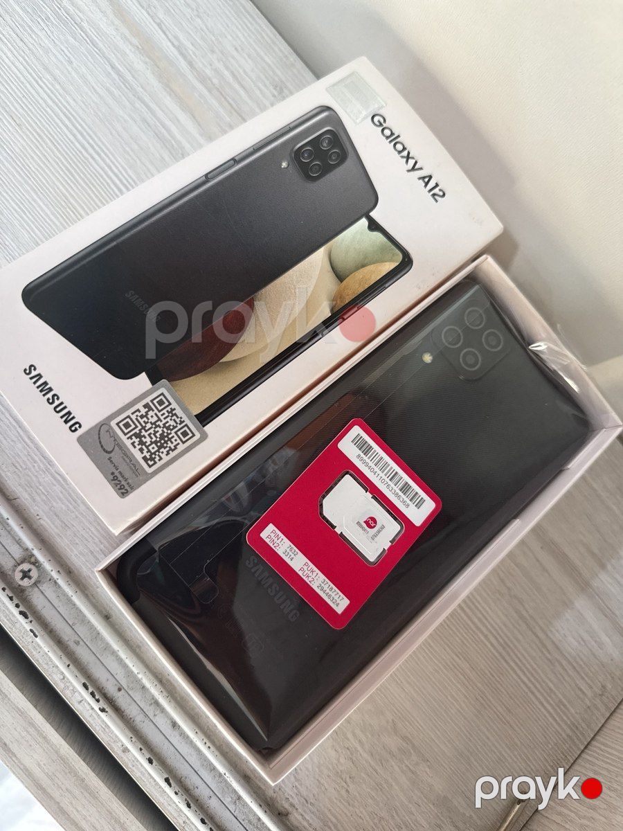 Samsung Galaxy A12 Black 32GB/3GB — Smartfonlar, Bakı (2)