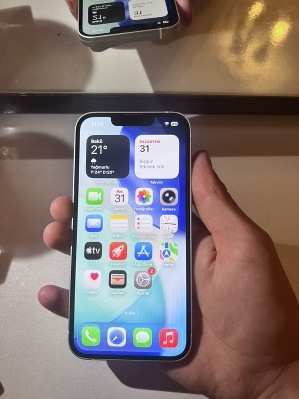 IPhone 13, 128 GB, Ağ, Simsiz şarj — Apple iPhone, Bakı (3)