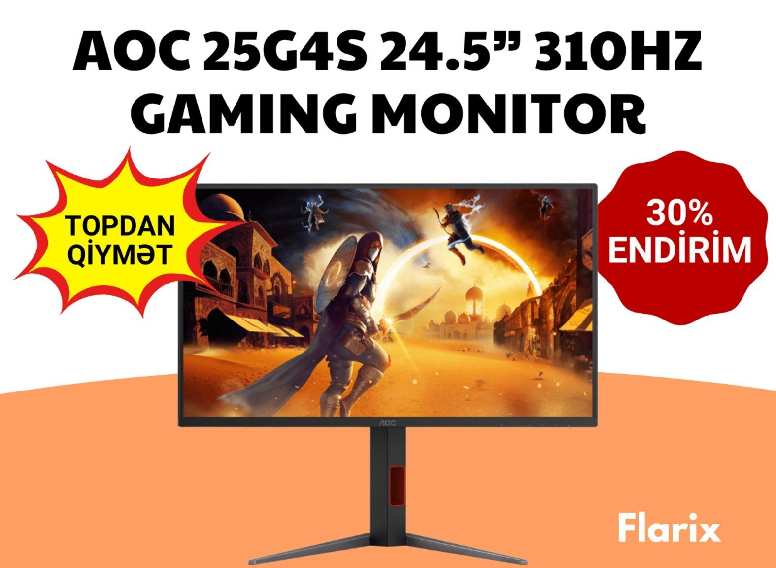 Monitor AOC 25G4S 24.5" 310Hz Gaming