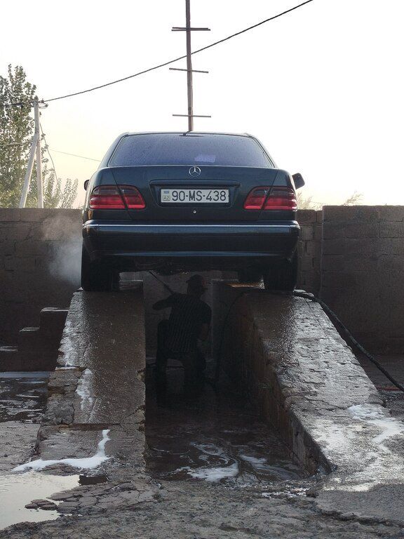 Mercedes E 200, 2.0 L, 2000 il, 600 000 km — Avtomobillər, Şirvan (5)