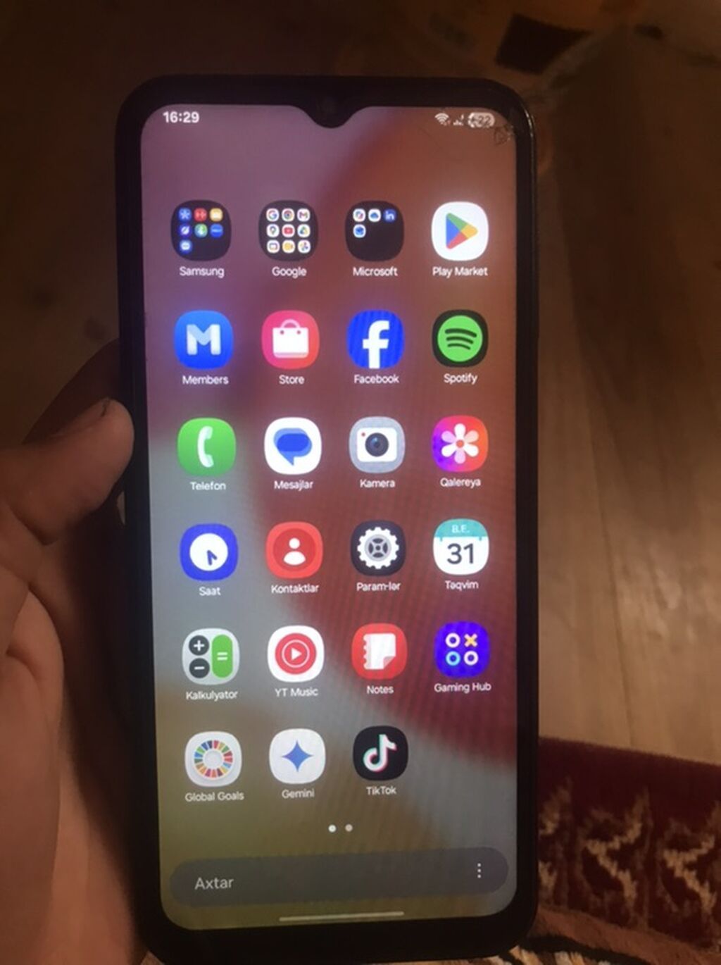 Samsung Galaxy A14, rəng - Qara, Qırıq — Samsung, Pirəkəşkül (4)