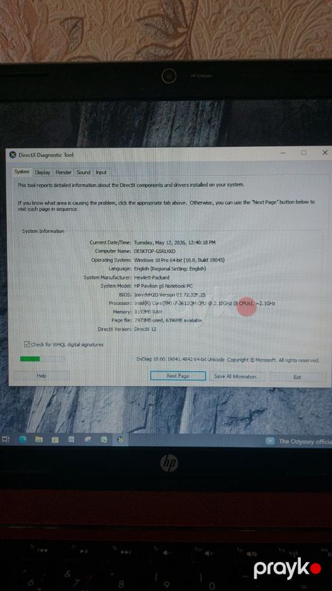HP Pavilion g6 noutbuk - Rəng: qırmızı korpus - Ekran: 15.6" — Bakı
