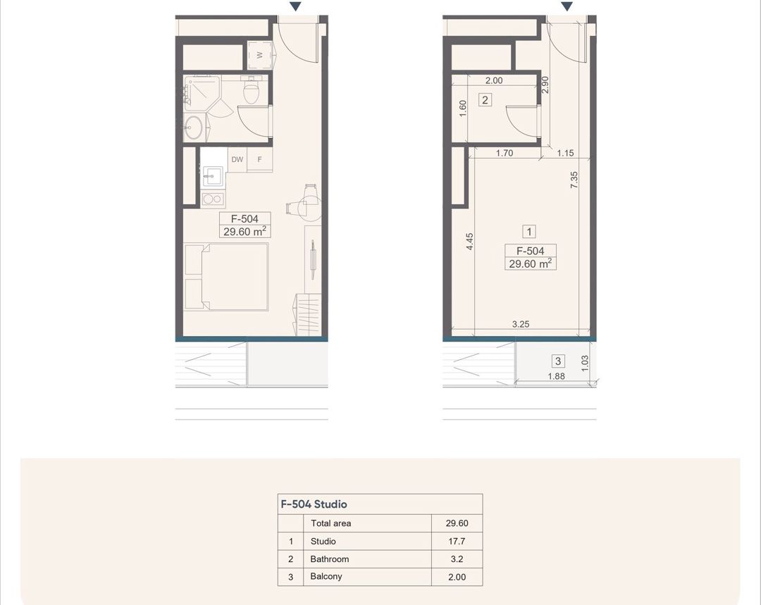 Satılır 1 otaqlı yeni tikili 29.6 m² — Mənzil, Bakı (3)